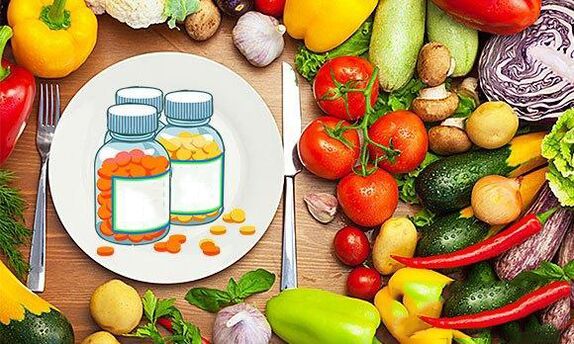 الفيتامينات في المنتجات لزيادة الفعالية